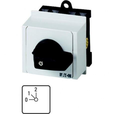 T0-2-8260/IVS 011764 Y7-11764 EATON ELECTRIC Interruptor de escalones 4 polos 20 A Placa indicadora: 0-2 45 ..