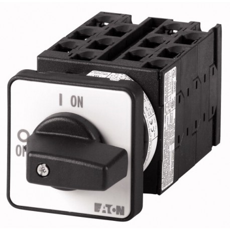 T0-6-8476/E 015773 EATON ELECTRIC Step switches, Contacts: 12, 20 A, front plate: 1-3, 45 °, maintained, flu..