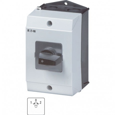T3-3-8216/I2 207184 Y7-207184 EATON ELECTRIC Changeoverswitches, Contacts: 6, 32 A, front plate: 2 0 1, 45 °..