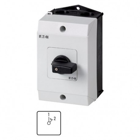 T0-1-8295/I1 218969 Y7-218969 EATON ELECTRIC Changeoverswitches, Contacts: 2, 20 A, front plate: 1 2, 45 °, ..