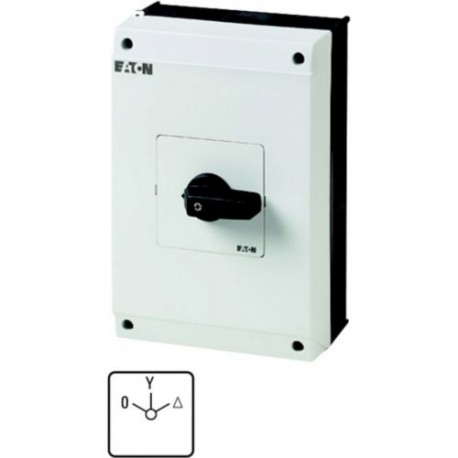 T5B-4-8410/I4 207234 Y7-207234 EATON ELECTRIC interruttore stella-triangolo, Contatti: 8, 63 A, targhetta fr..