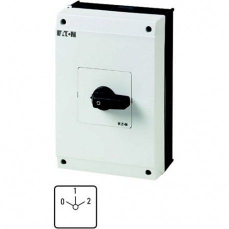 T5B-4-8440/I4 207235 Y7-207235 EATON ELECTRIC Interruptor Multi-velocidad 8 polos 63 A 2 velocidades Placa i..