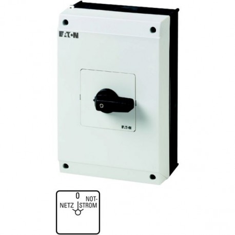 T5B-4-8902/I4 207237 Y7-207237 EATON ELECTRIC commutatore, Contatti: 8, 63 A, targhetta frontale: Netz-0-Not..