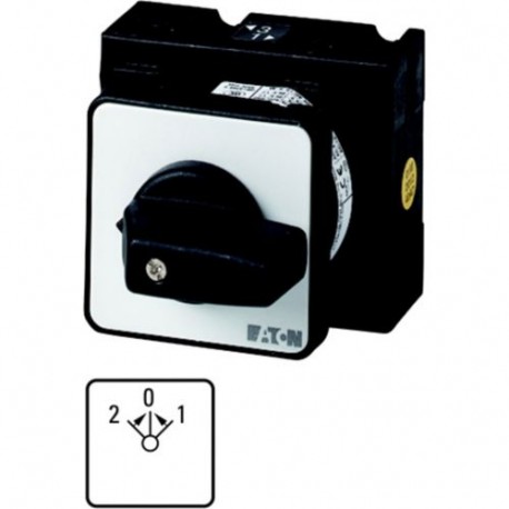 T0-1-15371/E 009259 EATON ELECTRIC Interruptor Conmutador 2 polos 20 A Placa indicadora: 2 0 1 45 ° Montaje ..