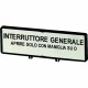 ZFS68-P3 065754 Y7-65754 EATON ELECTRIC Support, +étiquette, interrupteur général – N'ouvrir l'armoire qu'en..