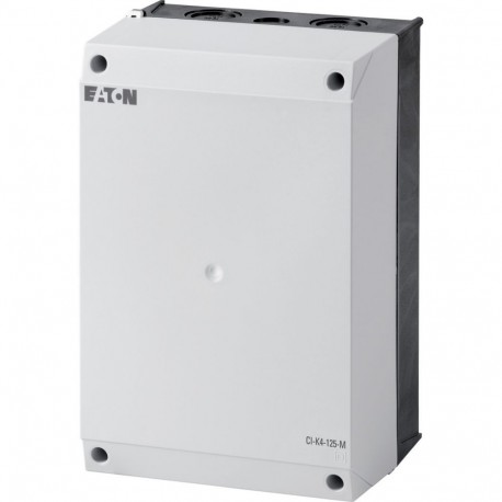 CI-K4-125-M 206897 Y7-206897 EATON ELECTRIC Insulated enclosure, HxWxD 240x160x125mm, +mounting plate