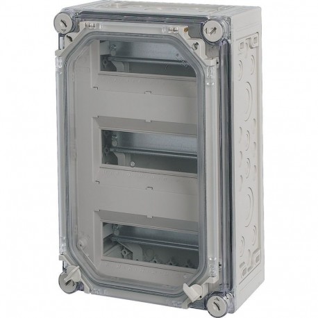 AE/I43E/T 002612 Y7-2612 EATON ELECTRIC MCB enclosure, +door, 3x9space units, HxWxD 375x250x150mm