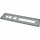 XMW1806FPC 155285 EATON ELECTRIC Front plate, steel, sealed, H 450mm