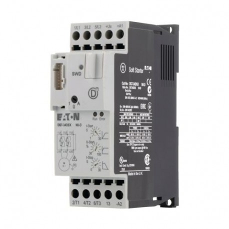 DS7-34DSX007N0-D 134945 EATON ELECTRIC Soft starter, +interface SWD, 3p, 7A, 200-480VAC, us 24VAC/DC