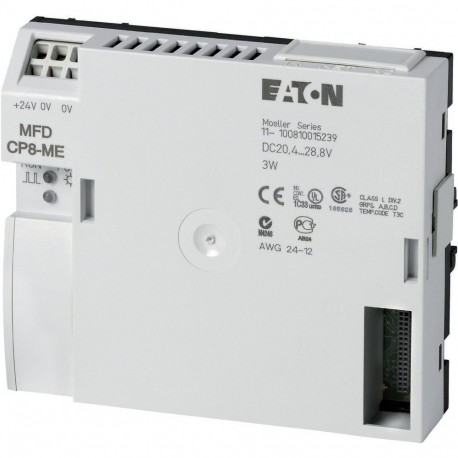 MFD-CP8-ME 267164 0004519702 EATON ELECTRIC Unité centrale/alimentation, 24V DC, extensible, sans easyNet, m..