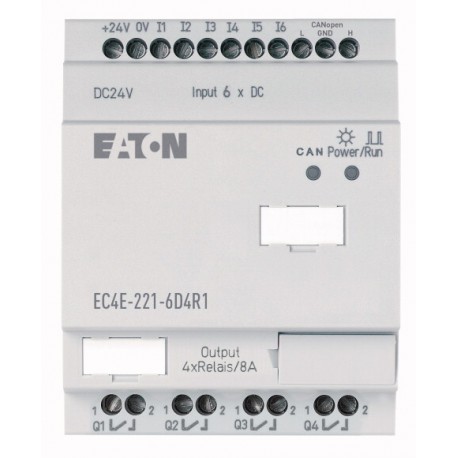 EC4E-221-6D4R1 114296 4560853 EATON ELECTRIC CAN expansão 6DI / 4DOR