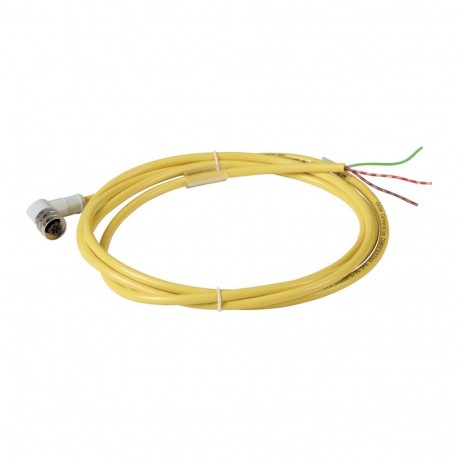 CSAR3F3CY2202 136262 Y7-136262 EATON ELECTRIC Connection cable, 3p, AC, coupling m12 angled, open end, L 2m
