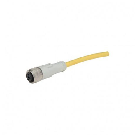 CSAS3F3CY2202 136265 EATON ELECTRIC Connection cable, 3p, AC, coupling M12 flat, open end, L 2m