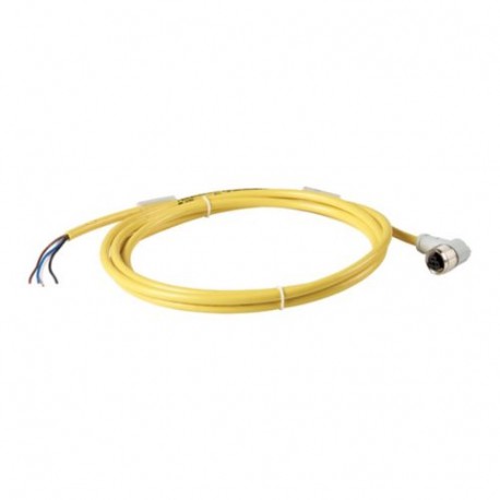 CSDR4A4CY2210 136284 EATON ELECTRIC Cable de conexión 4 polos DC M12 hembra acodado Extremo abierto L 10 m