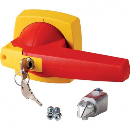 K4DR/C 1818054 EATON ELECTRIC Toggle, 12mm, door installation, red/yellow, cylinder lock