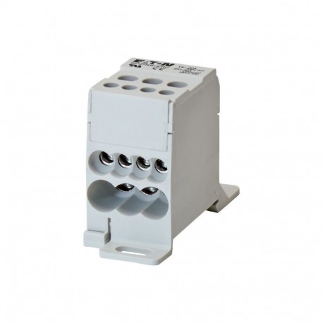 BPZ-KB-6/80-ALU 102702 Y7-102702 EATON ELECTRIC Bloque distribuidor 1P, 80A, 6 terminales salida, ALU