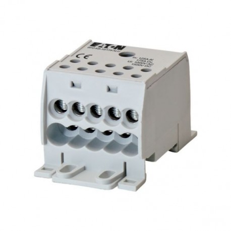 BPZ-KB-10/175-ALU 102707 1243565 EATON ELECTRIC Bloque distribuidor 1P, 175A, 10 terminales salida, ALU