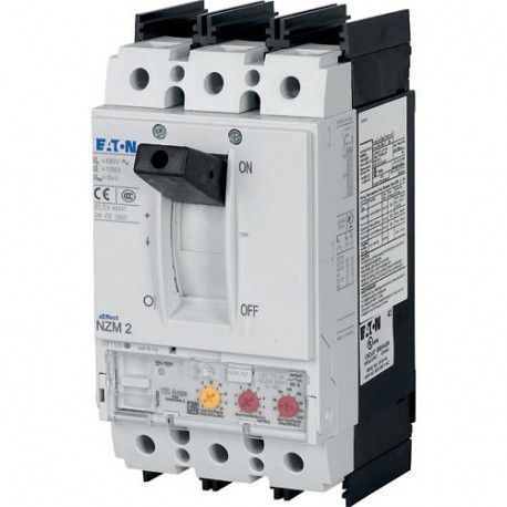NZMN2-VEF150-BT-NA 107593 EATON ELECTRIC Interruptor automático NZM, 3P, 150A, terminales brida, NA