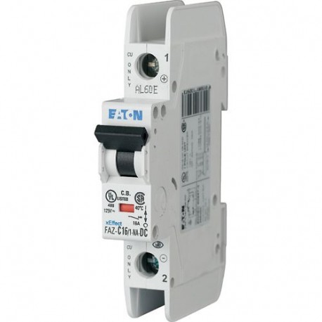 FAZ-C6/1-NA-DC 113756 EATON ELECTRIC FAZ-C6/1-NA-DC Over current switch, 6A, 1p, C-Char, DC current