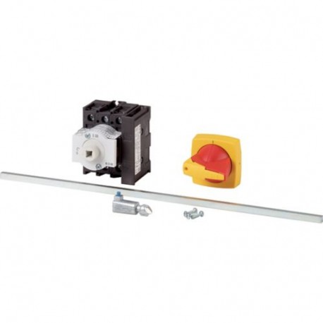 P1-25/M4/K1-PR/HI11 172775 Y7-172775 EATON ELECTRIC Main switch, 3 pole + 1 N/O + 1 N/C, 25 A, Emergency-Sto..