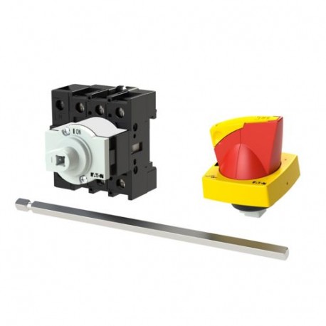 P1-32/M4/K1-PR/N 172778 Y7-172778 EATON ELECTRIC Main switch, 3 pole + N, 32 A, Emergency-Stop function, Loc..