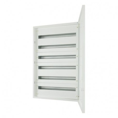 BF-U-6/198-A 240747 EATON ELECTRIC Complete flush-mounted flat distribution board, white, 33 SU per row, 6 r..