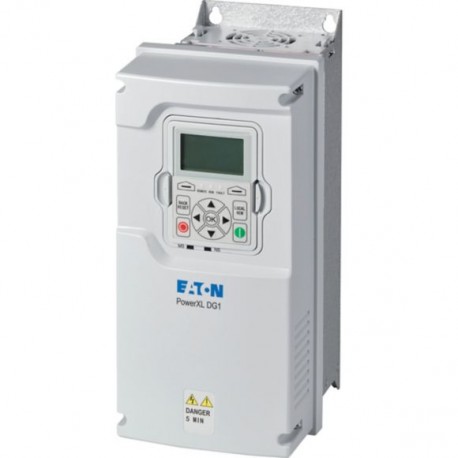 DG1-326D6FB-C21C 9701-1006-00P EATON ELECTRIC DG1-326D6FB-C21C Convertitore di frequenza, 3 fasi, 240 V, 6,6..