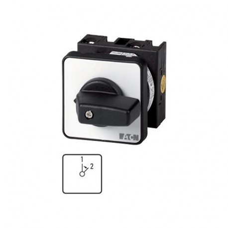 T0-1-8295/EZ 009740 Y7-9740 EATON ELECTRIC Interruptor Conmutador 2 polos 20 A Placa indicadora: 1 2 45 ° Mo..