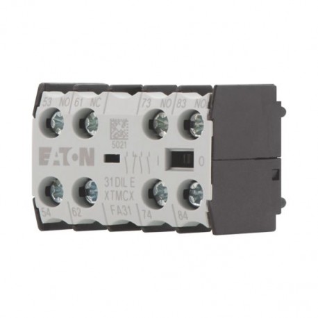 02DILEM 010064 XTMCXFC02 EATON ELECTRIC Auxiliary contact, 2 N/C, surface mounting, screw connection