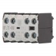 22DILEM 010112 XTMCXFC22 EATON ELECTRIC Auxiliary contact, 2N/O+2N/C, surface mounting, screw connection
