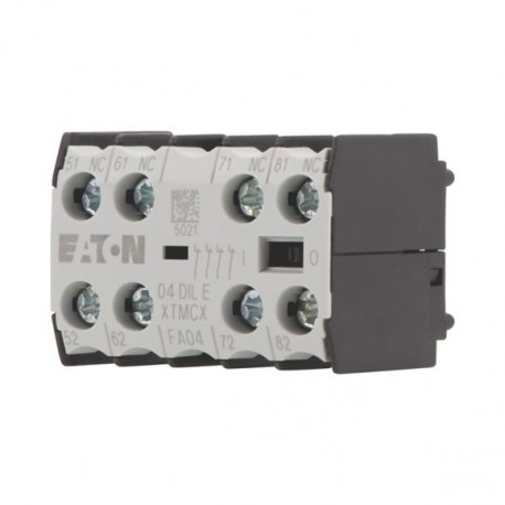 04DILE 010256 XTMCXFA04 EATON ELECTRIC Auxiliary contact, 4 N/C, surface mounting, screw connection