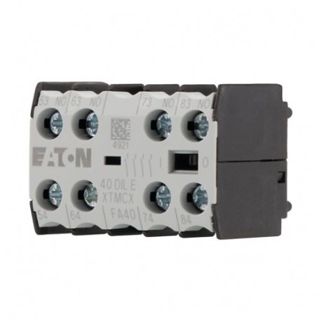 40DILE 010304 Y7-10304 EATON ELECTRIC Bloque de contactos auxiliares 4 NO Montaje frontal Conexión a