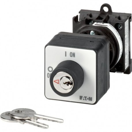 T0-1-102/Z/S 014971 Y7-14971 EATON ELECTRIC Interruttori ON/OFF, a 2 poli, 20 A, Comando a chiave S-T0, targ..