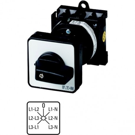 T0-3-8007/Z 015132 0001417007 EATON ELECTRIC Voltmeter selector switches, Contacts: 6, 20 A, 3 x phase-phase..