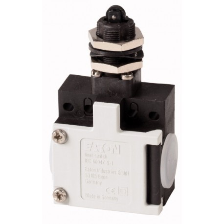 AT0-02-1-IA/ZRS 019460 EATON ELECTRIC Position switch, 2 N/C, wide, IP65 x, roller plunger, centre fixing