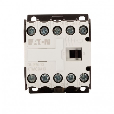 DILEM-10(110V50/60HZ) 021455 Y7-21455 EATON ELECTRIC XTMC9A10E2 Minicontactor 9A 1no 110v DILEM-10