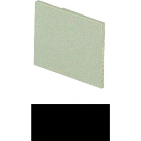 01SQ25 037986 Y7-37986 EATON ELECTRIC Targhetta inseribile, nera, neutra