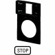 Q25TS-110 046190 Y7-46190 EATON ELECTRIC Portasbarre, +targhetta, STOP