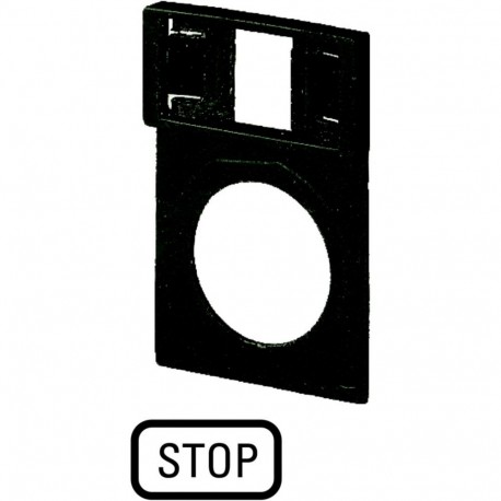 Q25TS-110 046190 Y7-46190 EATON ELECTRIC Support, +étiquette, STOP