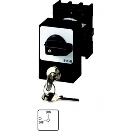 P1-32/E/SVA(A) 050970 EATON ELECTRIC ON-OFF switches, 3 pole, 32 A, Cylinder lock SVA, flush mounting, P