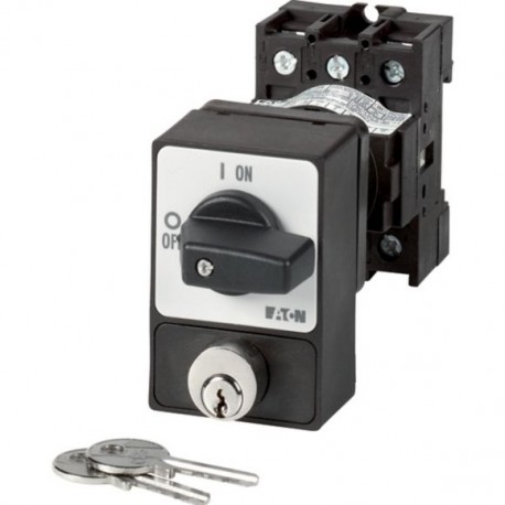 P1-32/Z/SVA(A) 050973 EATON ELECTRIC ON-OFF switches, 3 pole, 32 A, Cylinder lock SVA, rear mounting, P