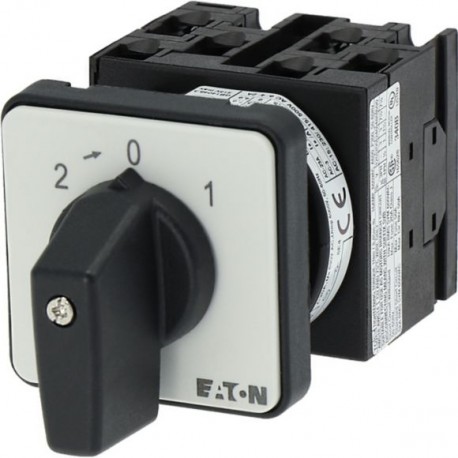 T0-3-15393/E 057841 EATON ELECTRIC Universal control switches, Contacts: 6, 20 A, front plate: 2 0-1, 45 °, ..