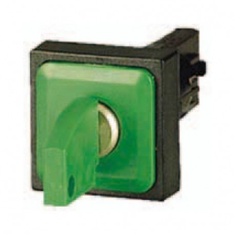 Q25S1R-GN 062108 EATON ELECTRIC Selector de llave 16 mm 25x25 mm Enclavamiento 2 posiciones Verde