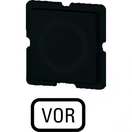 190TQ25 090852 EATON ELECTRIC Button plate, black, VOR