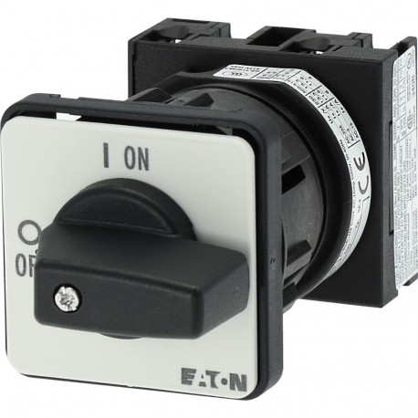 T0-1-102/EZ 091082 Y7-91082 EATON ELECTRIC Interrupteurs Marche-Arrêt, 2 pôles, 20 A, 90 °, Montage encastré..