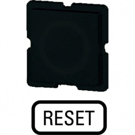 287TQ25 091185 EATON ELECTRIC Button plate, blue, RESET