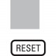 287LQ25 092844 Y7-92844 EATON ELECTRIC Targhetta inseribile, trasparente, RESET