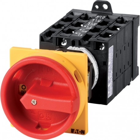 T3-6-8348/V/SVB 095056 Y7-95056 EATON ELECTRIC Interrupteur général, 12 pôle, 32 A, Fonctions d'ARRÊT D'URGE..