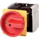 T5-2-1/V/SVB 097073 EATON ELECTRIC Main switch, 3 pole, 100 A, Emergency-Stop function, 90 °, rear mounting