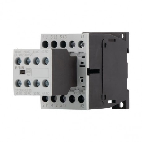 DILM7-22(24VDC) 106367 XTCE007B22TD EATON ELECTRIC контактор 7А, управляющее напряжение 24В (DC), 2НО+2НЗ до..